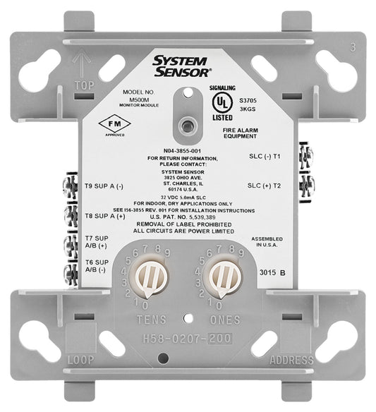 M500M MONITOR MODULE TWO-WIRE – SYSTEM SENSOR